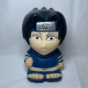 Naruto Shippuden Sasuke Uchiha Money Coin Piggy Bank Plastic Anime Manga 5.5”